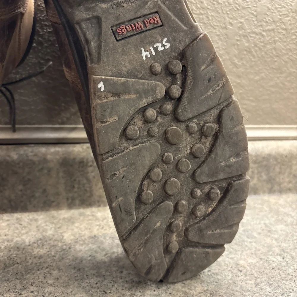 Redwing Men's Steel Toe Boots Sz 14‎ D ASTMF2413-11 Preowned Good Cond. Scuffs